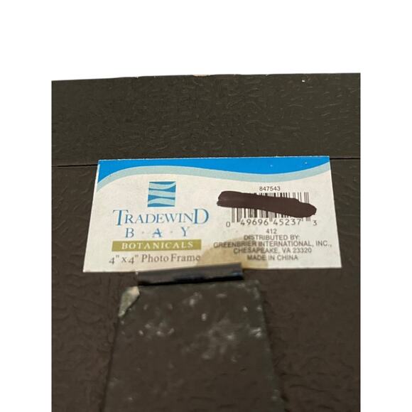 Set of 6 Picture Photo Frames 6" x 6" Tradewinds Bay Botanicals - Picture 6 of 10